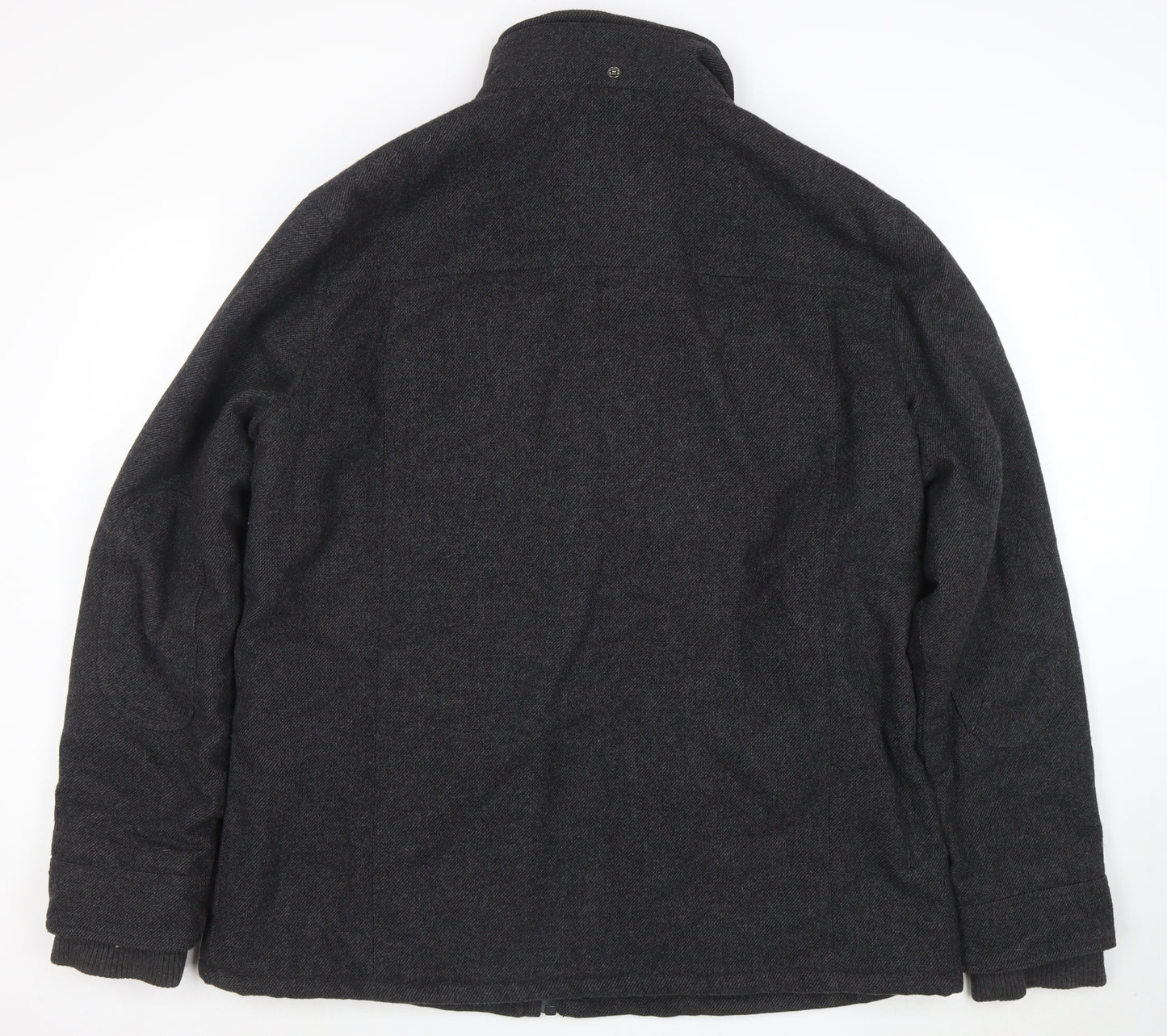 Next Men’s Grey Wool Blend Herringbone Jacket 2XL