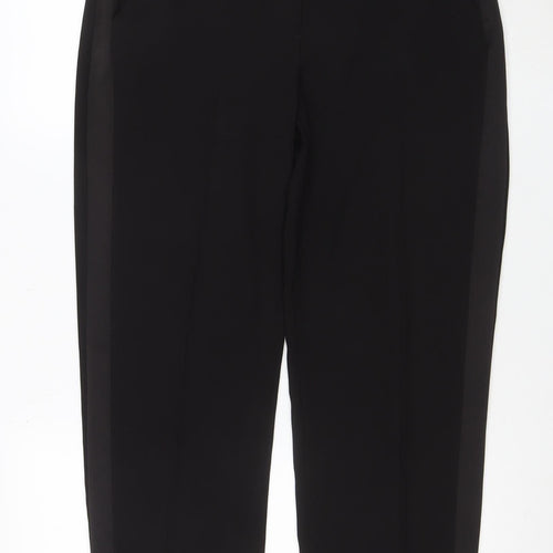 The Freya Women’s Black Size 12 Short Relaxed Straight Trousers