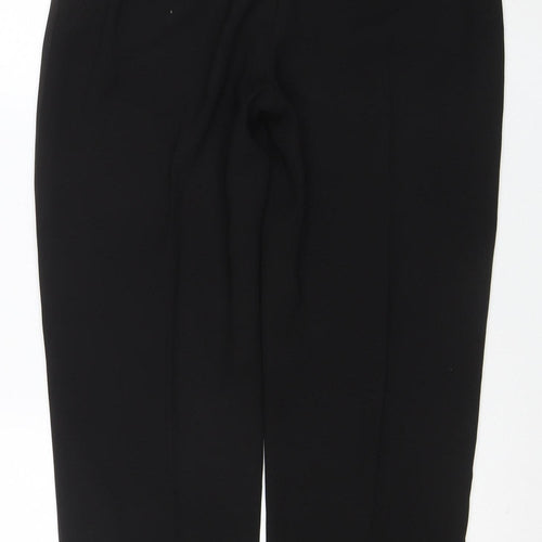 The Freya Women’s Black Size 12 Short Relaxed Straight Trousers