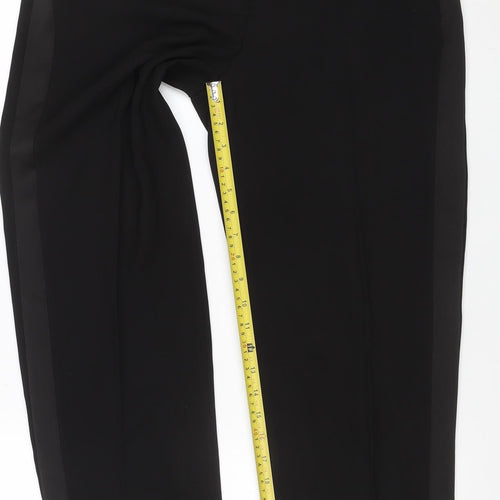 The Freya Women’s Black Size 12 Short Relaxed Straight Trousers