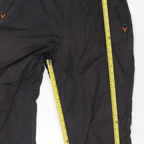 Nature Sports Fashion Men's Black M Waterproof Insulated Snow Pants