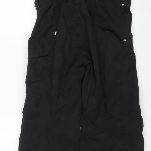 Helly Hansen Boys Black 14 Years Waterproof Ski Salopettes Trousers