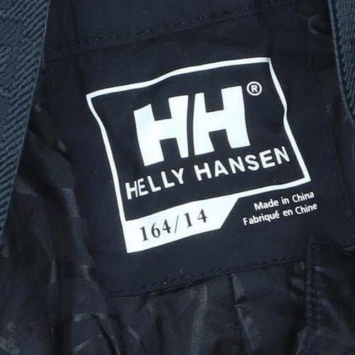 Helly Hansen Boys Black 14 Years Waterproof Ski Salopettes Trousers