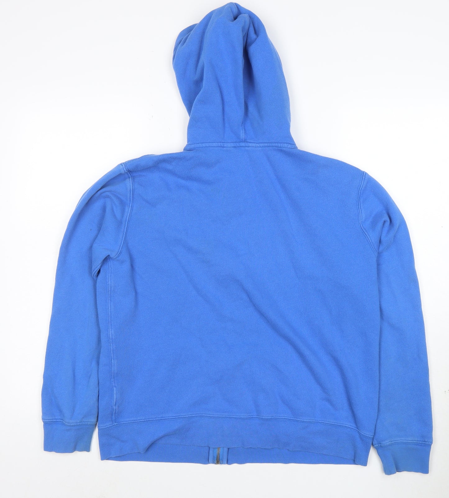 Polo Ralph Lauren Mens Blue Full Zip Hoodie XL Cotton Embroidered