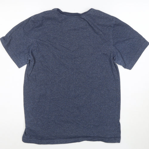 Nike Men's Blue Dri-FIT Crew Neck Sports T-Shirt Size S