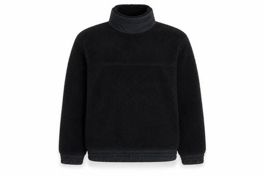 Front view of Under Armour Women's Black Small Fleece 1/2 Zip Pullover Sweatshirt