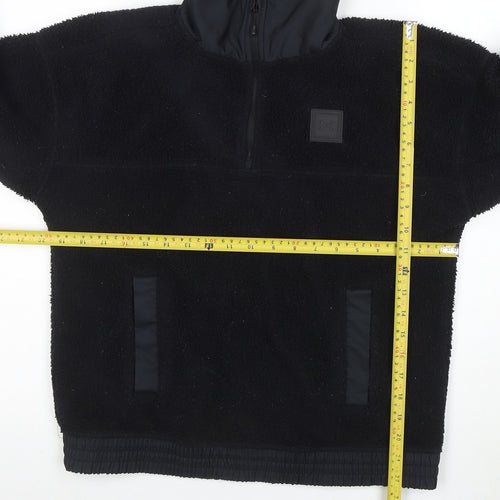 Under Armour Women's Black Small Fleece 1/2 Zip Pullover Sweatshirt