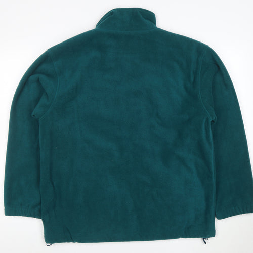 Bronte Men’s Green Fleece Full Zip Outdoor Jacket Size S