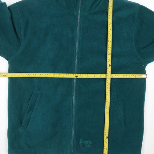 Bronte Men’s Green Fleece Full Zip Outdoor Jacket Size S