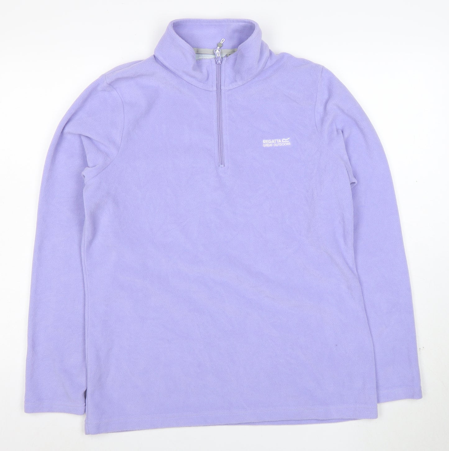 Regatta Women’s Purple 1/4 Zip Fleece Sweatshirt Size 14