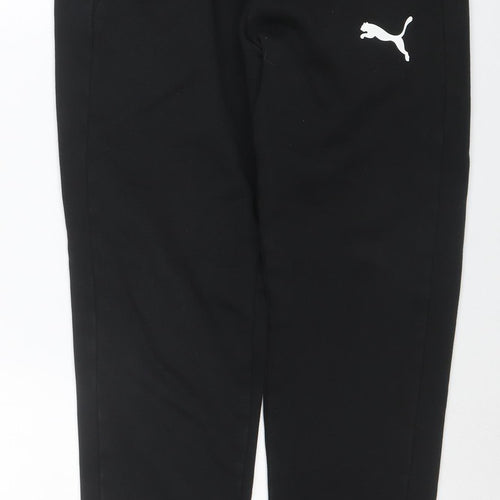 Puma Men's Black Jogger Trousers Size S Regular Fit Activewear