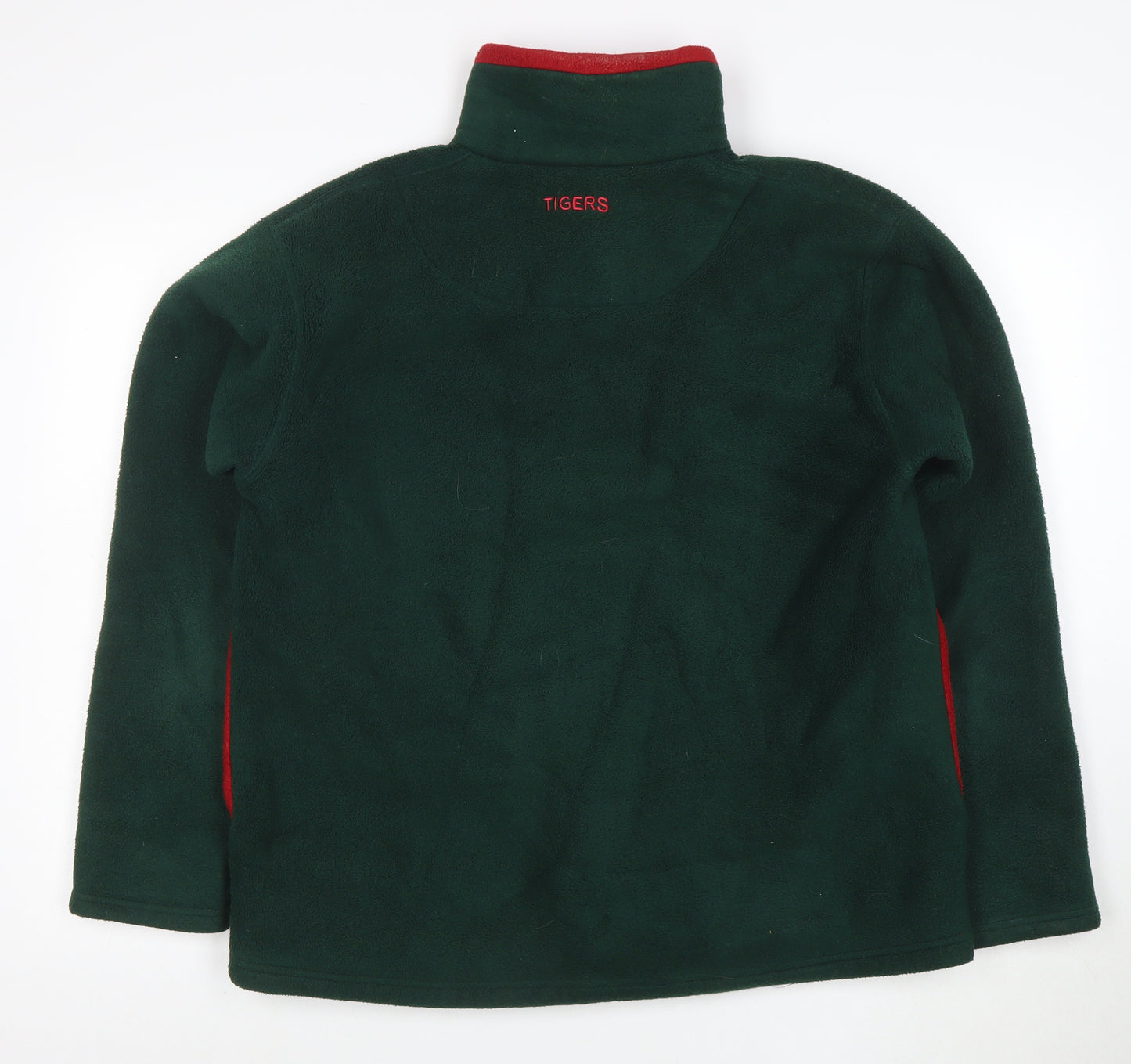Tigers Men's Green XL Fleece Full Zip Jacket