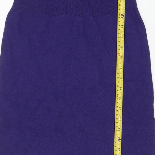 Apricot Women Purple Size 10 Bodycon Knit Dress