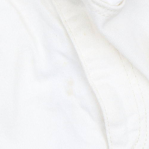Denim Co Women Ivory Skinny Jeans Size 8 Stretch Cotton Blend