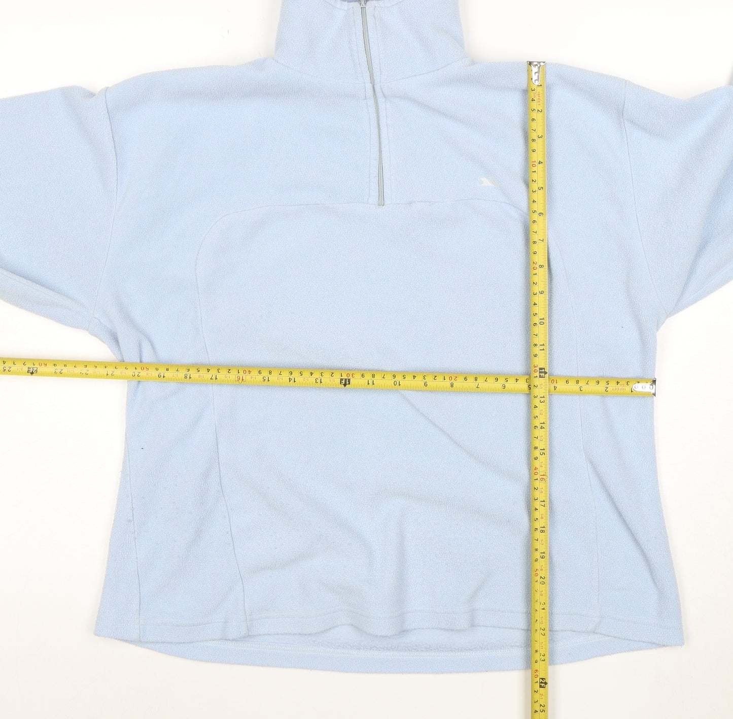 Trespass Women's Blue XL 1/4 Zip Fleece Pullover Sweatshirt