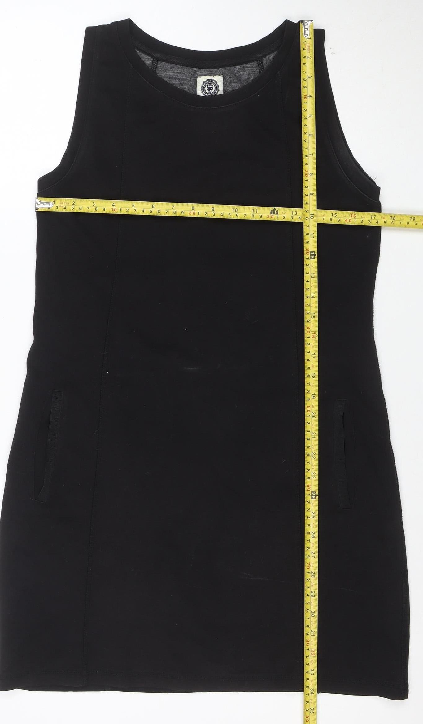 Superdry Women’s Black Sleeveless Shift Dress Size M