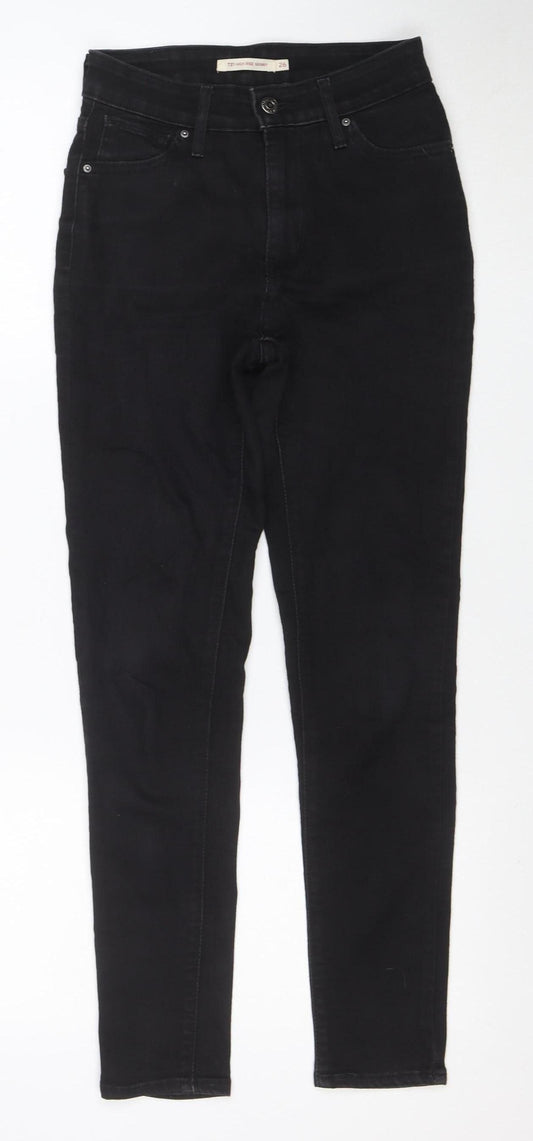 Levi's Women's Black 721 High Rise Skinny Jeans Size 26
