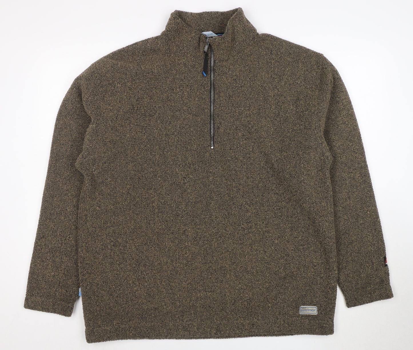 Karrimor Women’s Brown XL 1/2 Zip Fleece Pullover Sweatshirt