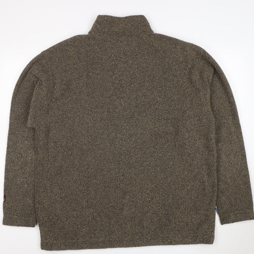 Karrimor Women’s Brown XL 1/2 Zip Fleece Pullover Sweatshirt