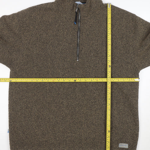 Karrimor Women’s Brown XL 1/2 Zip Fleece Pullover Sweatshirt