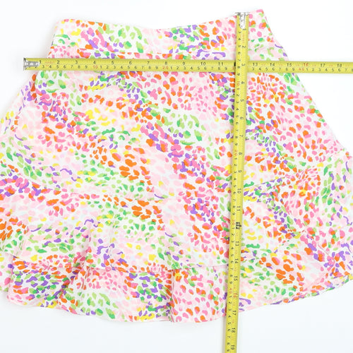 Quiz Women’s Multicoloured Ruffle A-Line Short Skirt Set UK 6/8
