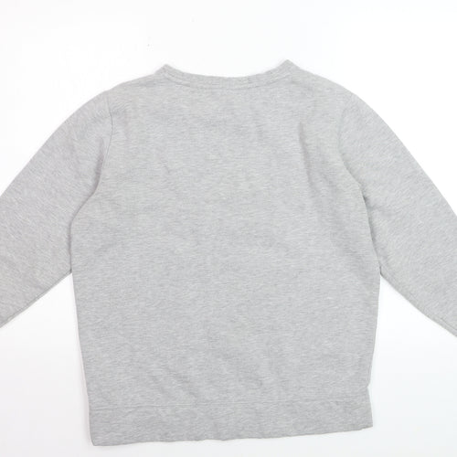 Calvin Klein Jeans Men's Grey Logo Pullover Sweatshirt Size S