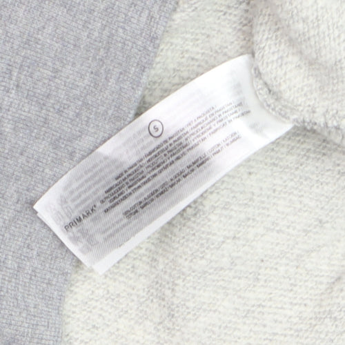 The Stronghold Men's Grey Graphic College Sweatshirt Small
