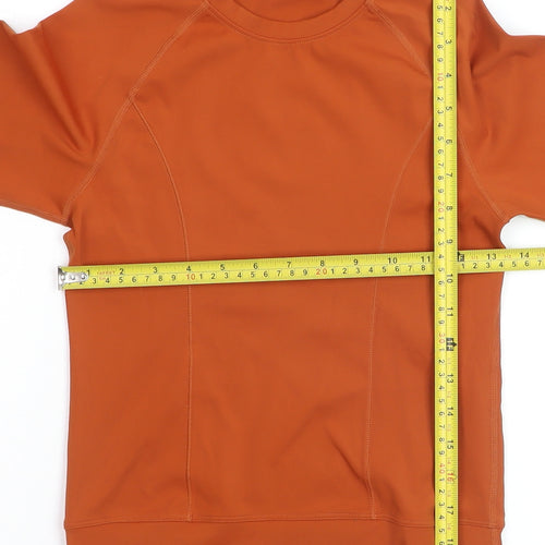 TALA Women’s Orange Long Sleeve Slim Fit Activewear Top Size S