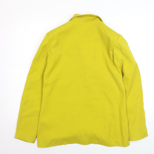 Missguided Women's Yellow Regular Fit Double-Breasted Blazer UK 8