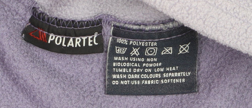 Musto Women Purple Fleece Bodywarmer Size 12 Zip Waistcoat