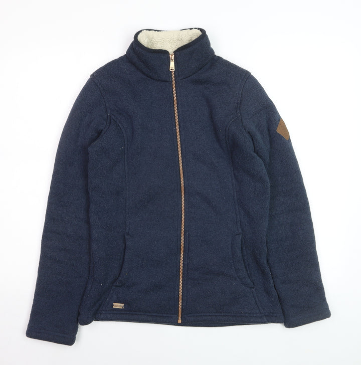 Regatta Great Outdoors Women Navy Full Zip Fleece Jacket UK 10