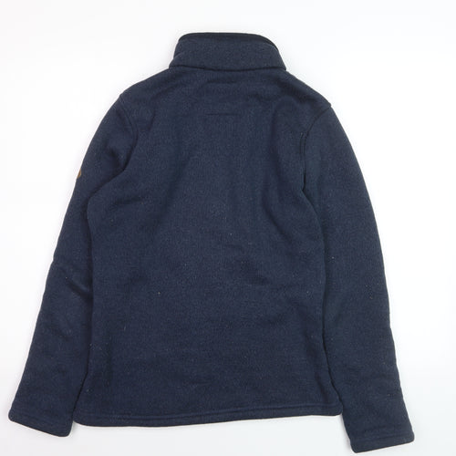 Regatta Great Outdoors Women Navy Full Zip Fleece Jacket UK 10