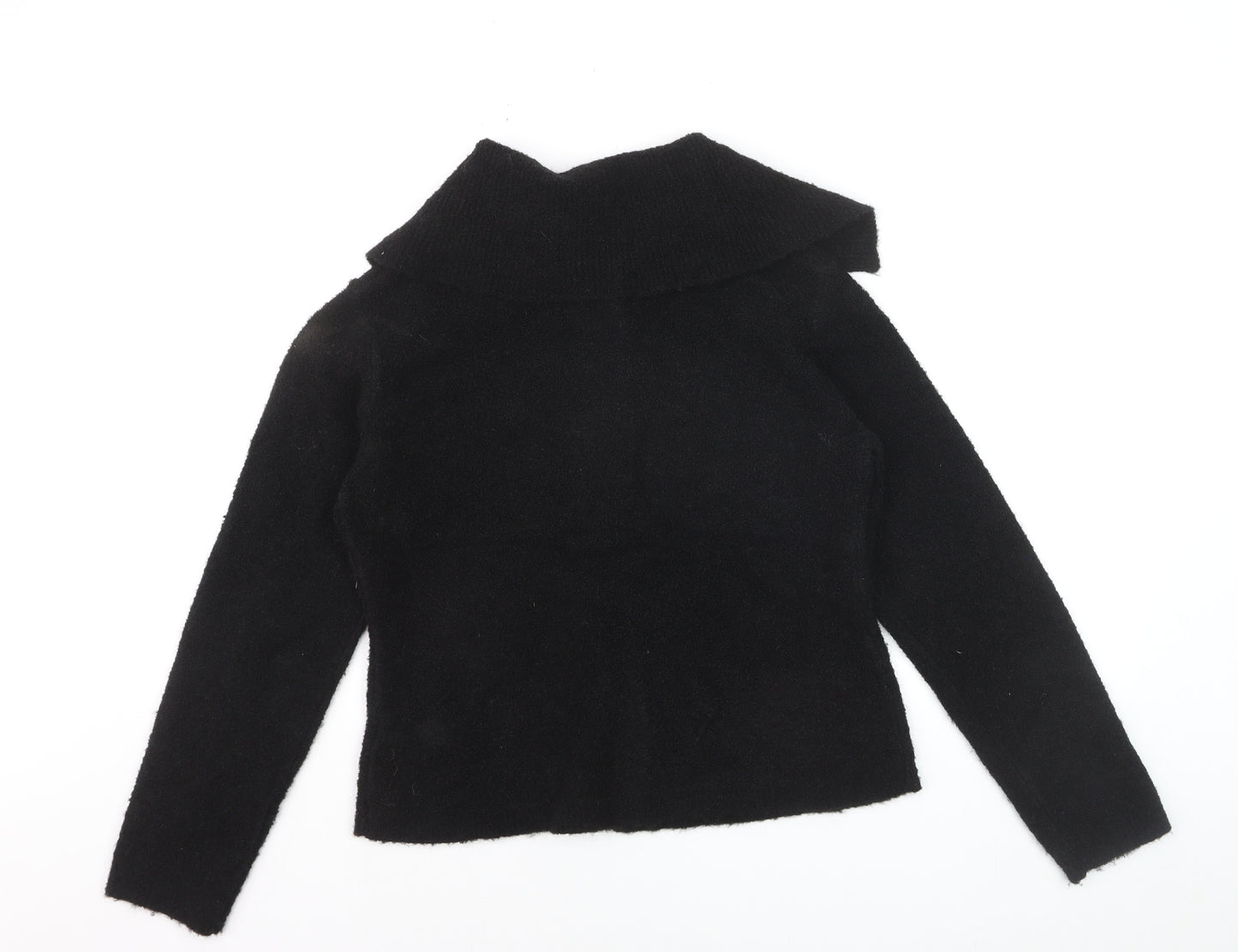 Marks and Spencer Women’s Black Collared Button Knit Cardigan Size S