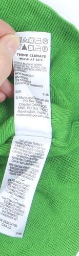 Marks and Spencer Women’s Green Short Sleeve Knit Cardigan S