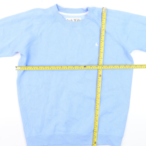 Jack Wills Women Blue Crew Neck Pullover Sweatshirt UK10
