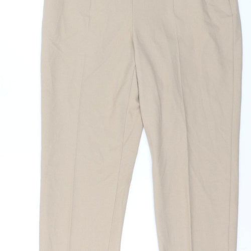 Madeleine Women’s Beige Slim Fit Petite Trousers UK 12S