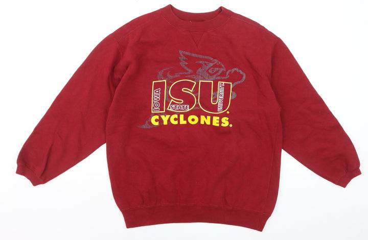 LF2 Apparel Boys Red Iowa State Cyclones Pullover Sweatshirt YXL