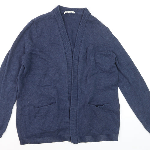 Seasalt Women’s Blue Organic Cotton V-Neck Cardigan UK 12