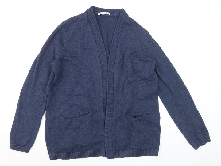 Seasalt Women’s Blue Organic Cotton V-Neck Cardigan UK 12