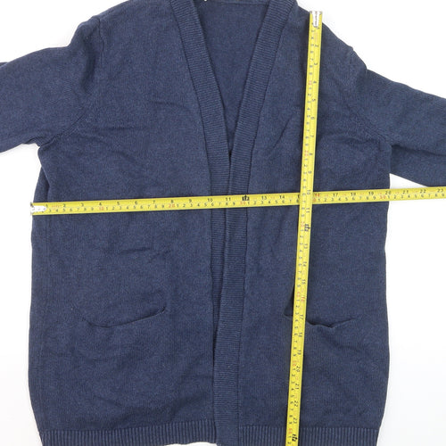 Seasalt Women’s Blue Organic Cotton V-Neck Cardigan UK 12