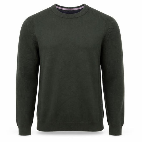 Ted Baker Men's Green Wool Blend Crew Neck Pullover Jumper M