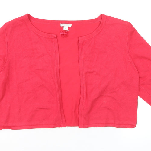 Jacques Vert Women’s Pink Petite Cardigan Medium Viscose Blend