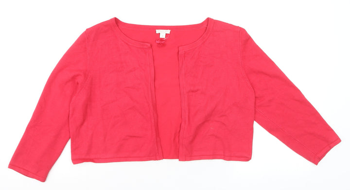 Jacques Vert Women’s Pink Petite Cardigan Medium Viscose Blend