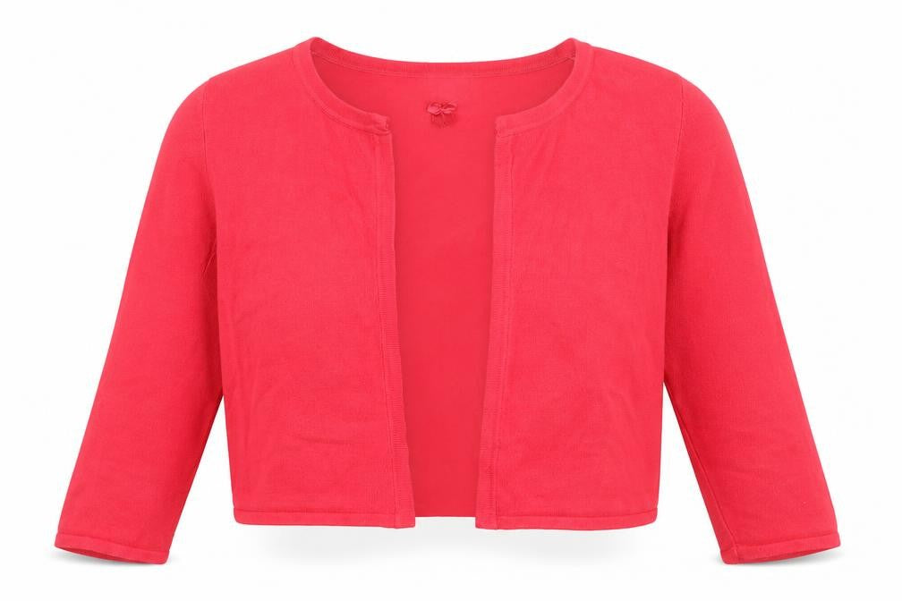 Front view of Jacques Vert Women’s Pink Petite Cardigan Medium Viscose Blend