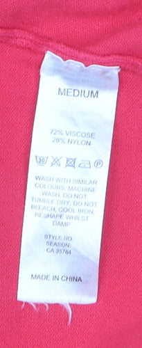 Jacques Vert Women’s Pink Petite Cardigan Medium Viscose Blend