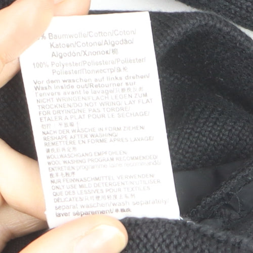 Betty Barclay Women Black Size 16 Full Zip Hoodie Jacket