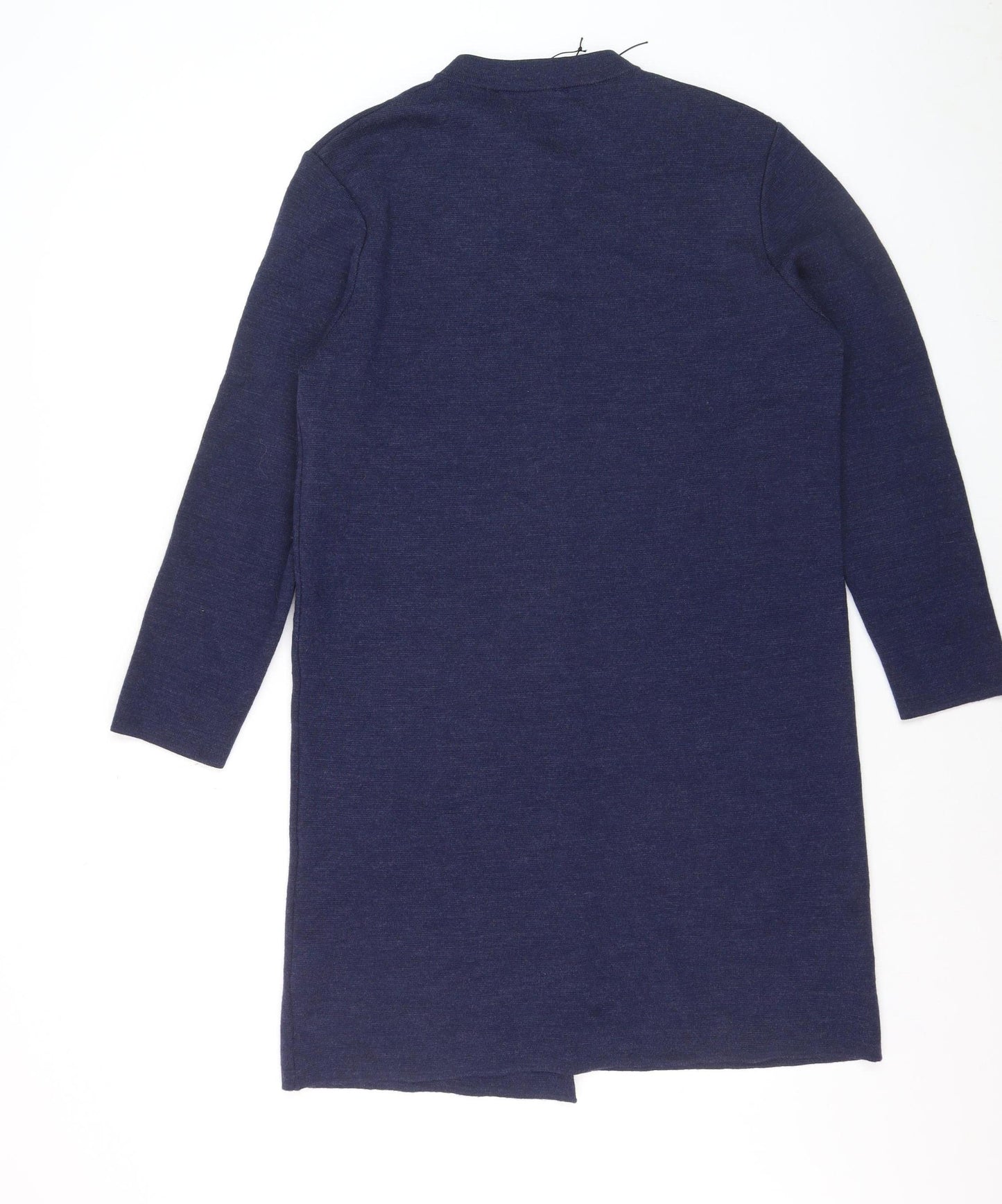 Marks and Spencer Women’s Blue Wool Long Sleeve Collared Cardigan Size 16