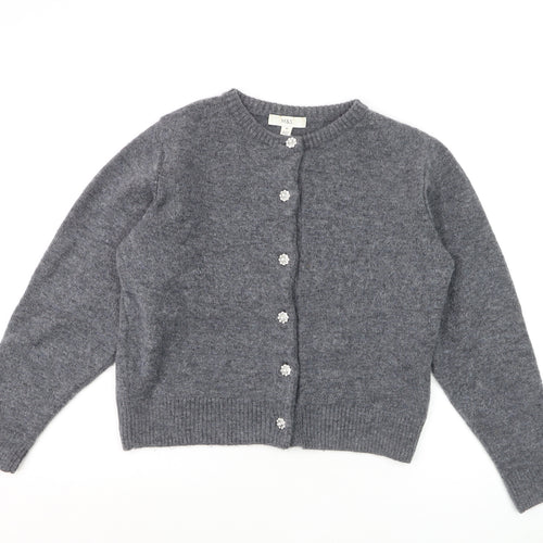 Marks and Spencer Women’s Grey Button Cardigan Knit Jumper Size M