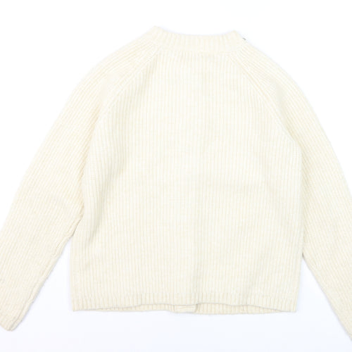 Marks and Spencer Women’s Ivory Jewel Button Cardigan Size S