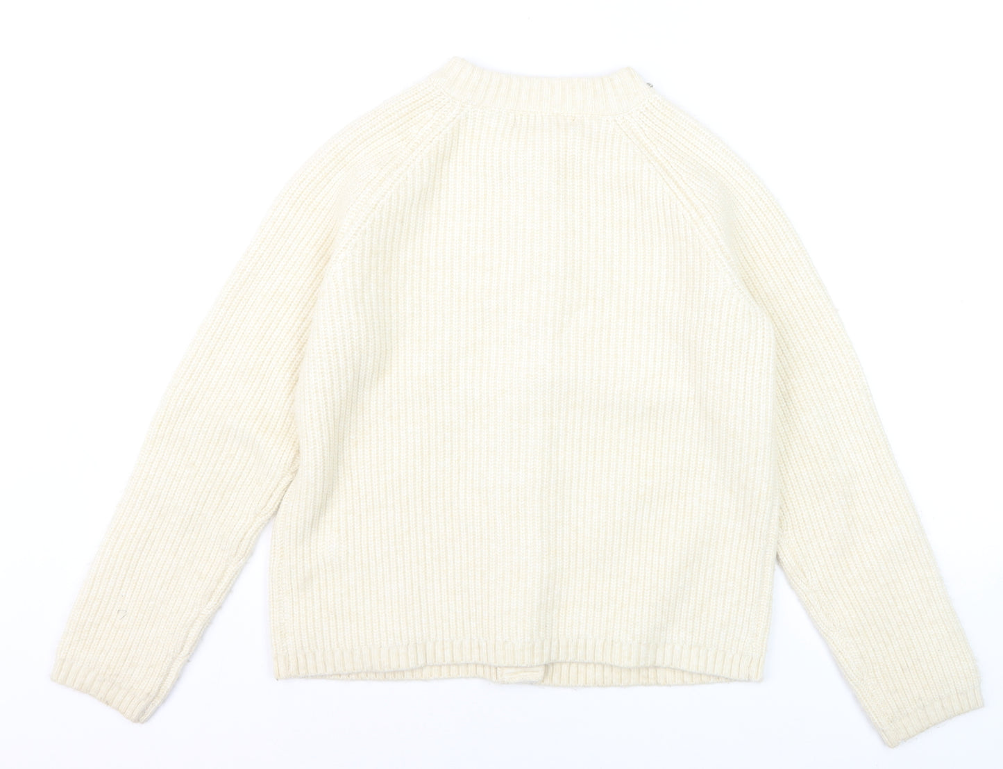 Marks and Spencer Women’s Ivory Jewel Button Cardigan Size S